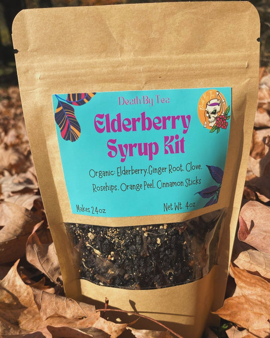 Elderberry Syrup Kits 4oz Pkg - Death by Tea