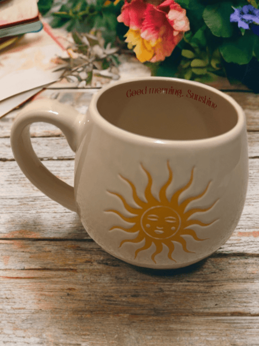 Good Morning, Sunshine Rounded Mug - Death by Tea