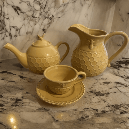 Honeycomb Tea Pitcher - Death by Tea