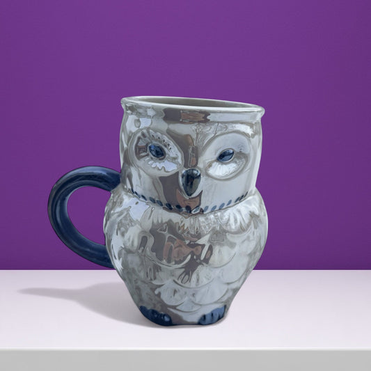 Iridescent Owl Mug