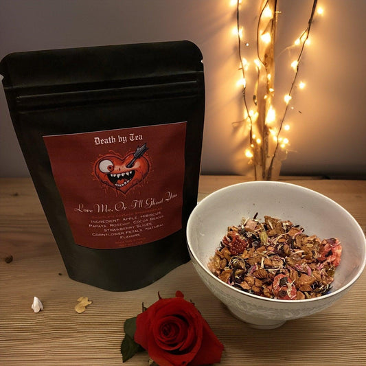 Love me, or I’ll ghost you (Chocolate Covered Strawberries) - Death by Tea