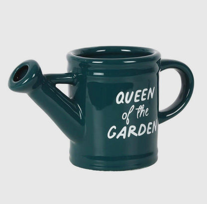 Queen of the garden watering can mug - Death by Tea