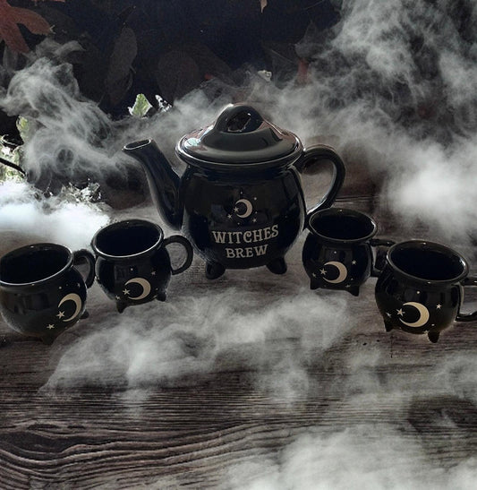 Witches Brew Cauldron Tea Set - Death by Tea
